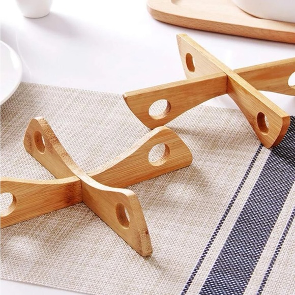 Bamboo Criss-cross Trivet - Picture 6 of 7